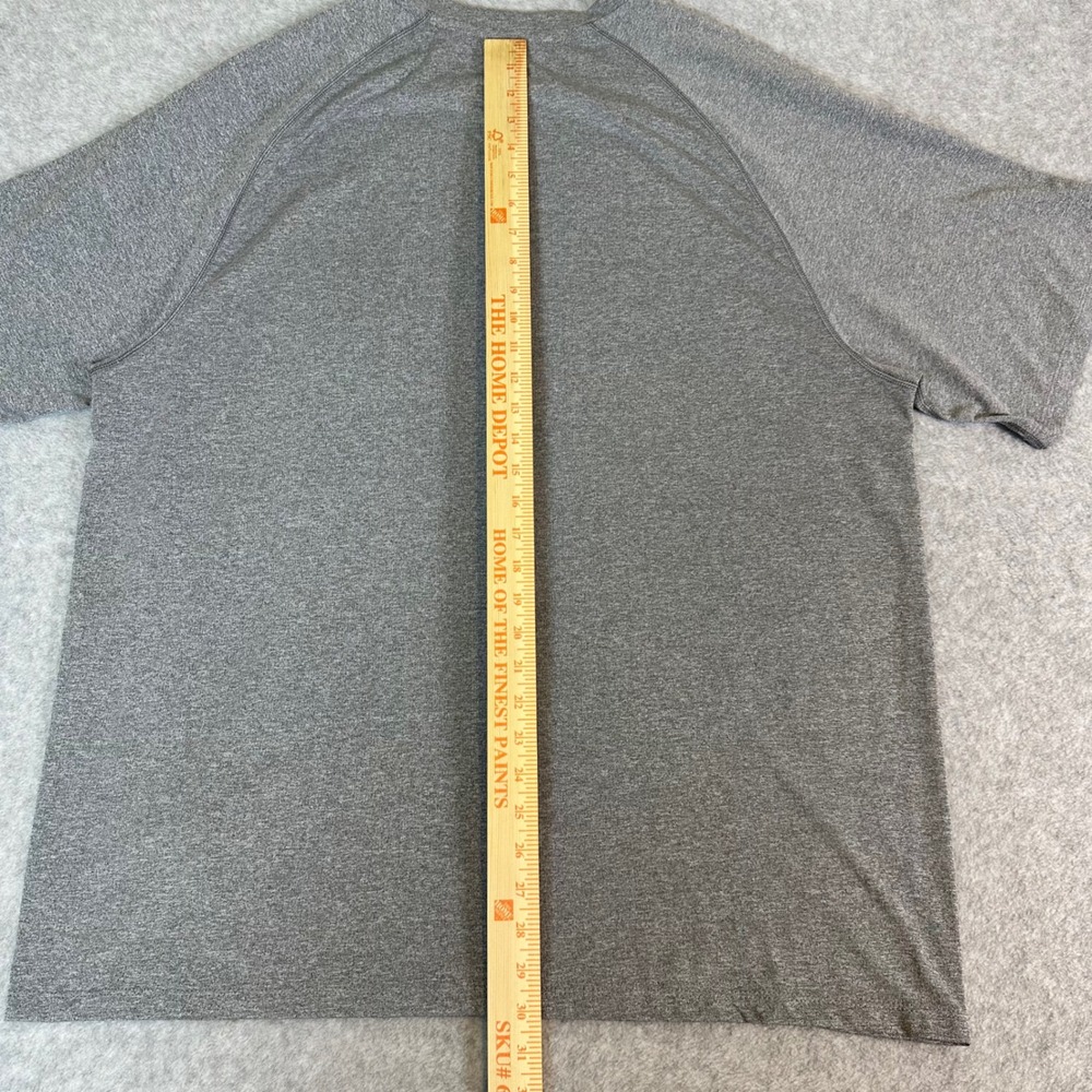Adidas Climalite Top Gun FBU Gray Graphic Performance T-Shirt Mens 2XL Raglan - Picture 5 of 13